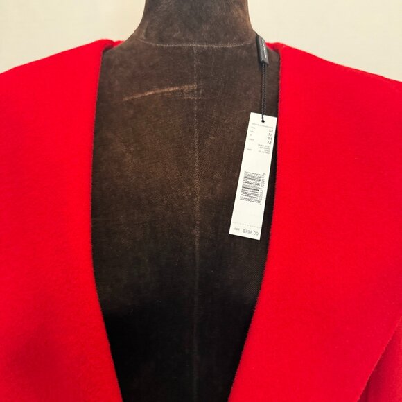 ELI TAHARI BEAUTIFUL KILM RED COAT - Picture 6 of 9